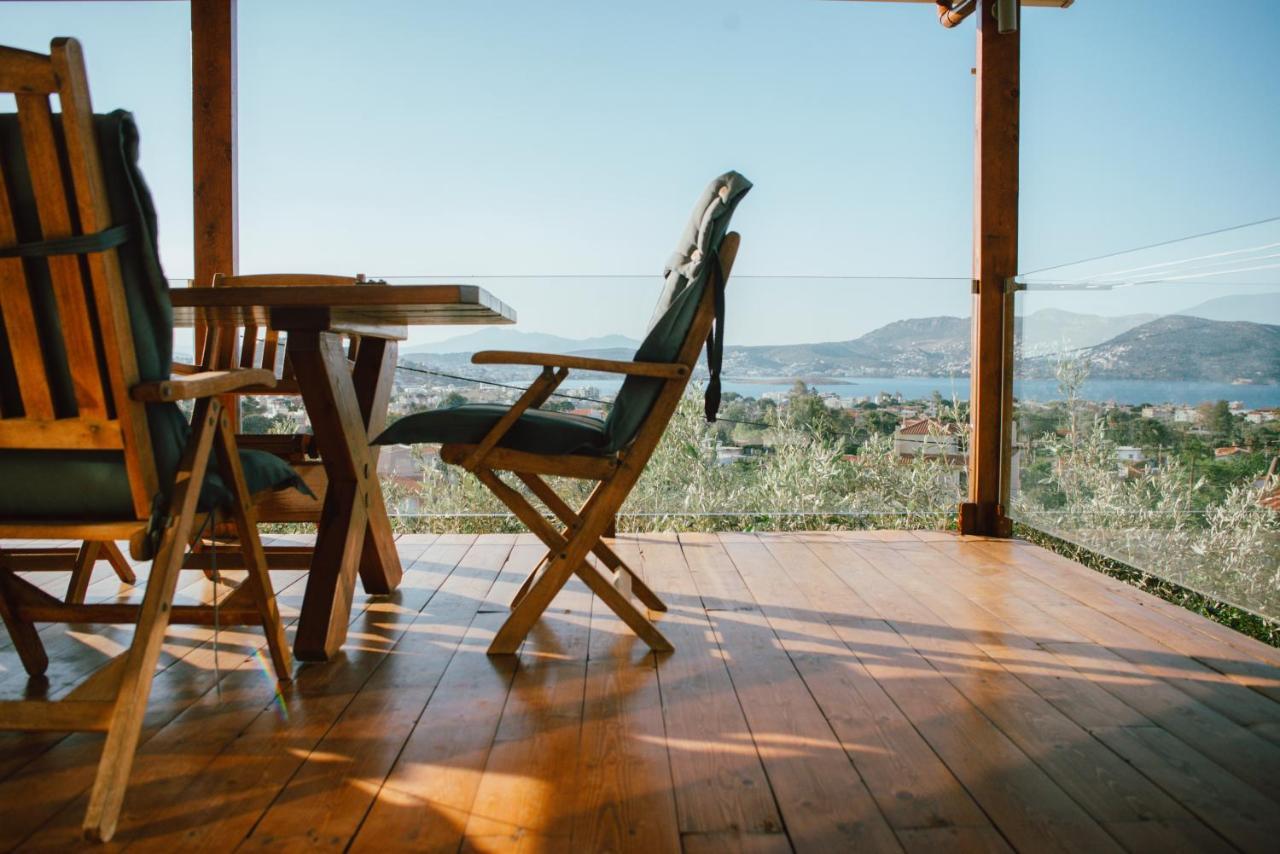 Small House Great View In Porto-Rafti Gulf Porto Rafti Exterior photo